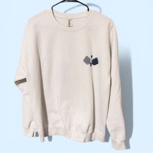 🌹AS REVIVAL “MEET ME AT THE COURT” WHITE SWEATSHIRT